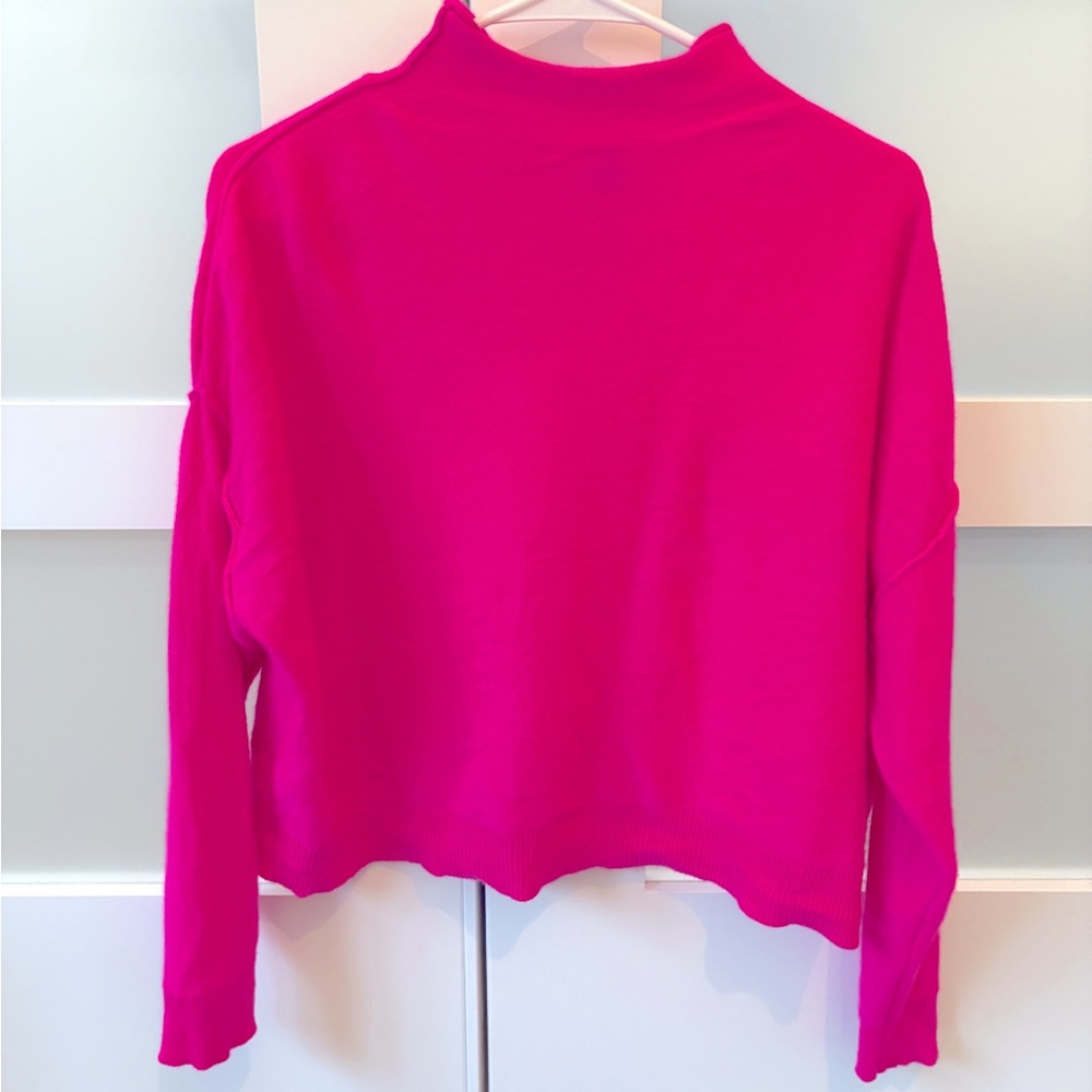 Anthropologie The Alani Cashmere Mock-Neck Sweater by Pilcro